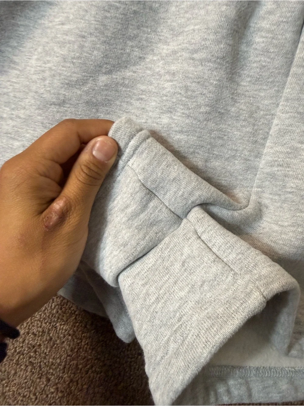 Aritzia Cozy Sweatfleece Perfect Hi-Rise Mini Short $48 Retail
